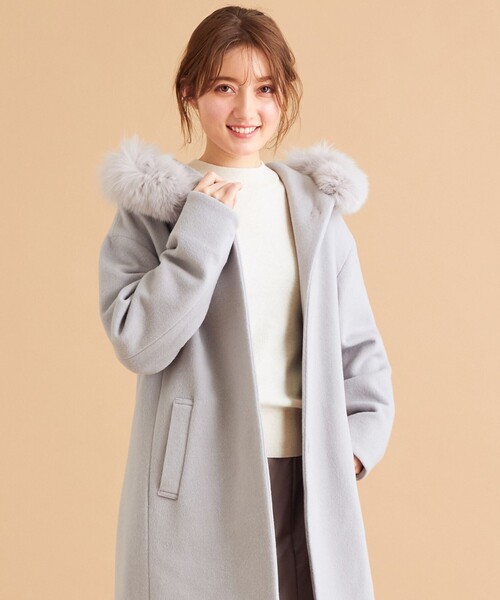 「Feroux」 コート 2 ピンク レディース_画像6