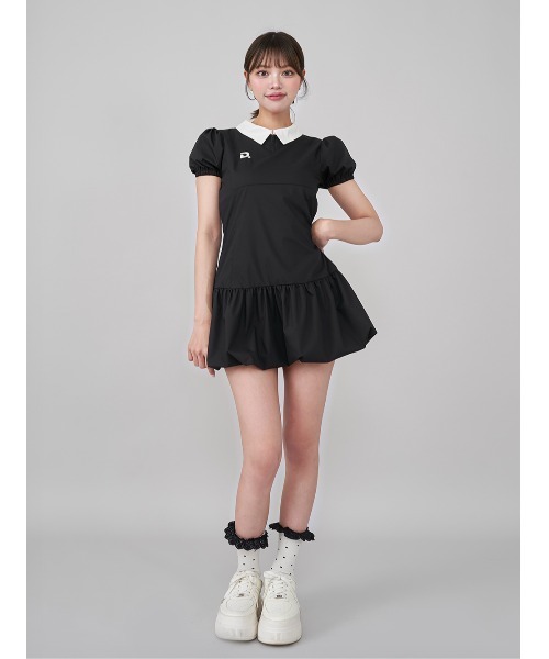 「Darich」 半袖ワンピース FREE ホワイト レディース_画像2