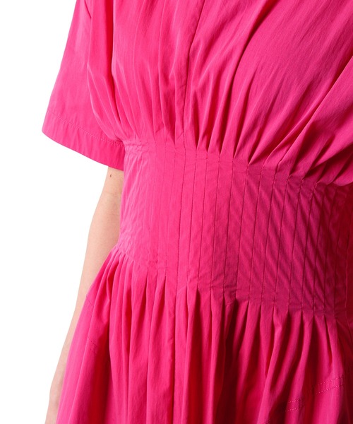 「LE CIEL BLEU」 半袖ワンピース 36 ブラック レディース_画像6