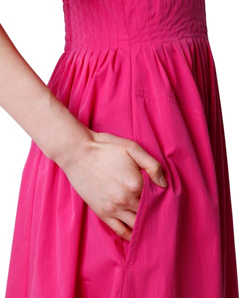 「LE CIEL BLEU」 半袖ワンピース 36 ブラック レディース_画像7