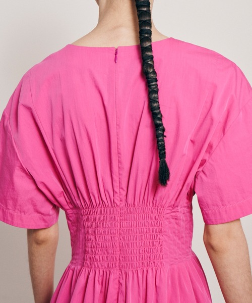 「LE CIEL BLEU」 半袖ワンピース 36 ブラック レディース_画像8