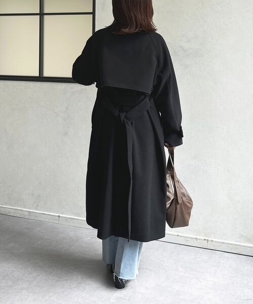 Thevon（ゼヴォン） コート アウター スタンドカラーロングコート 