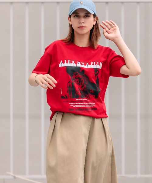 「AlexanderLeeChang」 半袖Tシャツ 4 イエロー メンズ_画像5