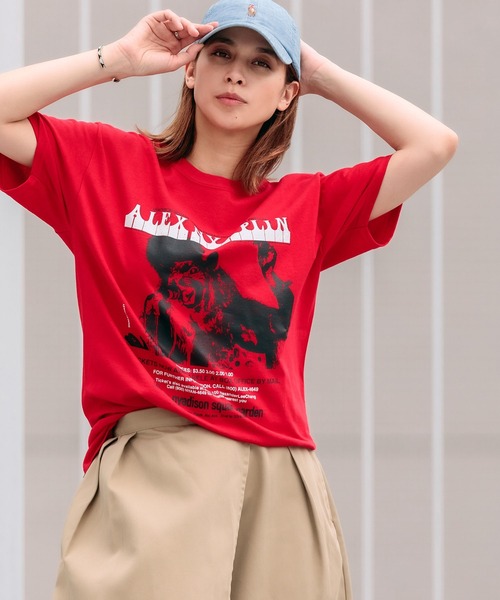 「AlexanderLeeChang」 半袖Tシャツ 4 イエロー メンズ_画像7