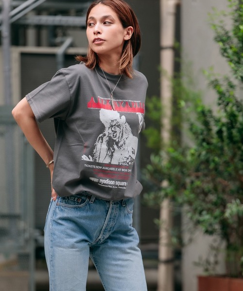 「AlexanderLeeChang」 半袖Tシャツ 4 イエロー メンズ_画像8