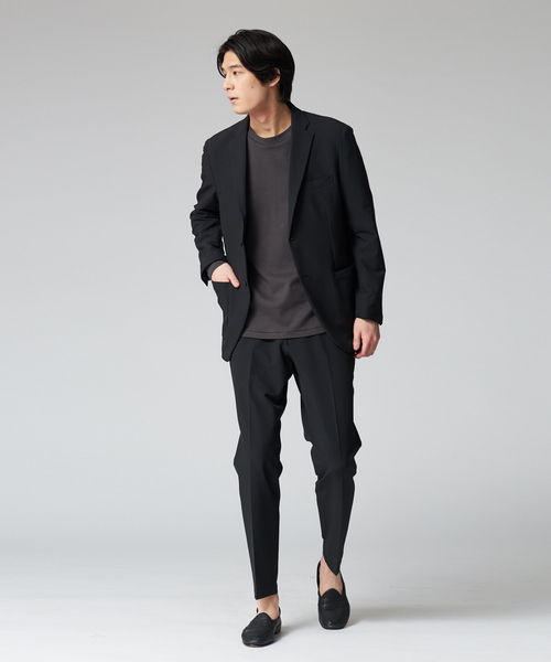 「ABAHOUSE」 スラックス 48 ブラック メンズ_画像4