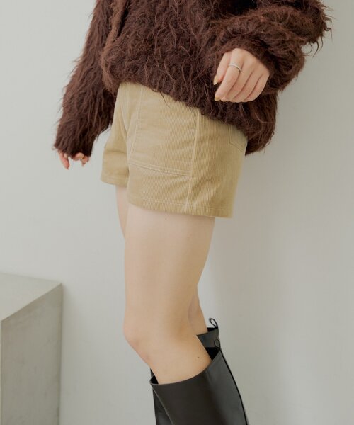 SHISHIKUI コーデュロイショートパンツ S ブラック CORDUROY S / BLACK – SHISHIKUI
