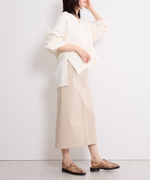 「HIMIKO」 フラットサンダル 23.0cm ブラック レディース_画像6