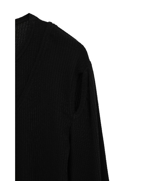 CLANE（クラネ） tシャツ 「CLANE/クラネ」LAYERED SHOULDER CUT TOPS