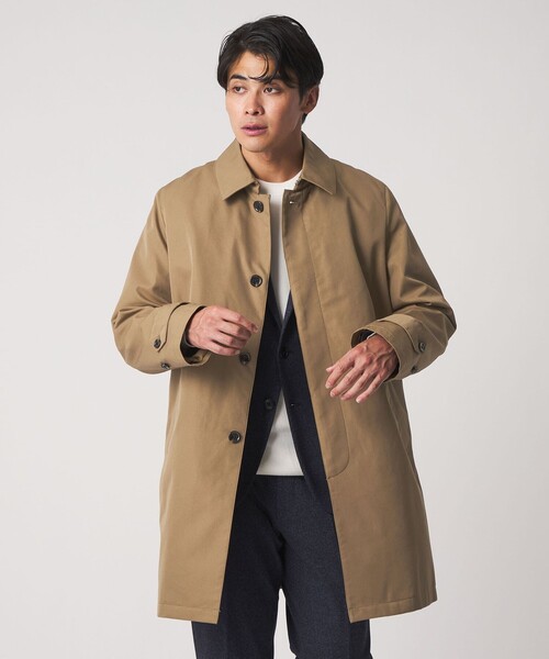 A DAY IN THE LIFE ステンカラーコート コート ギャバ ステンカラー