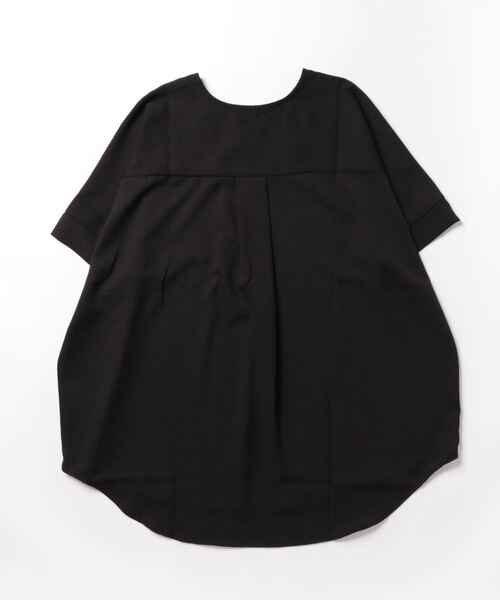 「and it_」 半袖ブラウス M-L ブラック レディース_画像5