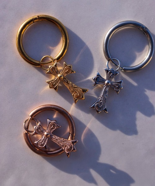 IRIEBEACH（アイリービーチ） ピアス cross hoop pierce/「ハワイアン