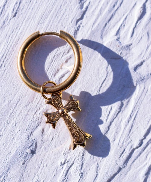 IRIEBEACH（アイリービーチ） ピアス cross hoop pierce/「ハワイアン