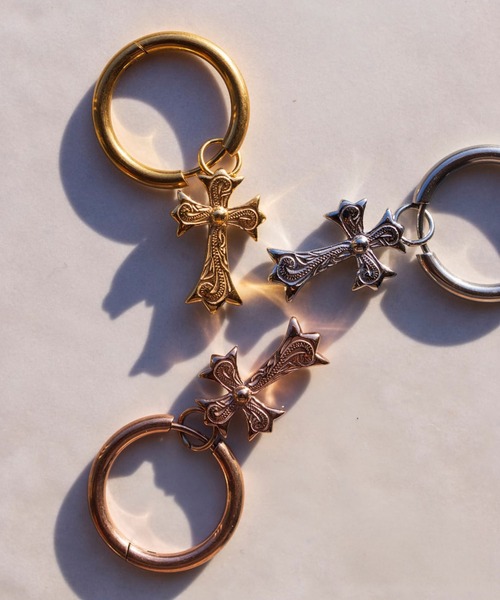 IRIEBEACH（アイリービーチ） ピアス cross hoop pierce/「ハワイアン