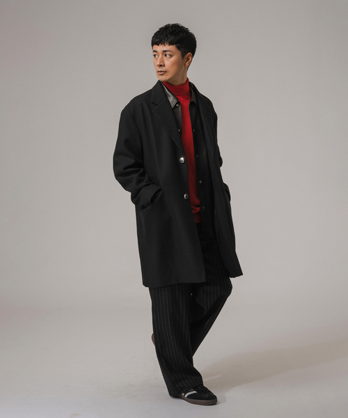 マッキントッシュ　MACKINTOSH ブラック チェスターコート サイズ40 Mackintosh（マッキントッシュ） チェスターコート 40 ブラック メンズ