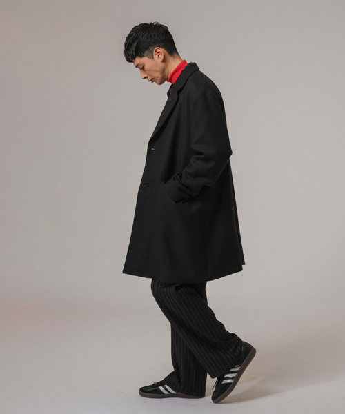 美品✨　マッキントッシュ　チェスター　コート　ブラック　ロング　ウール　40 Mackintosh（マッキントッシュ） チェスターコート 40 ブラック メンズ