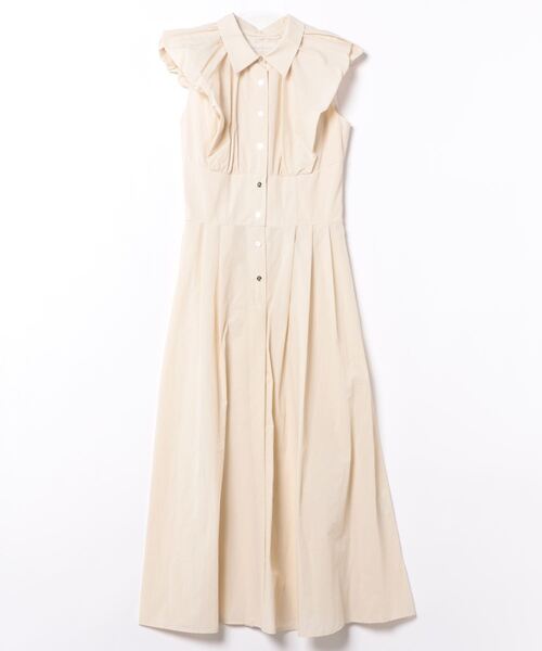 「31 Sons de mode」 シャツワンピース 38 クリーム レディース_画像2