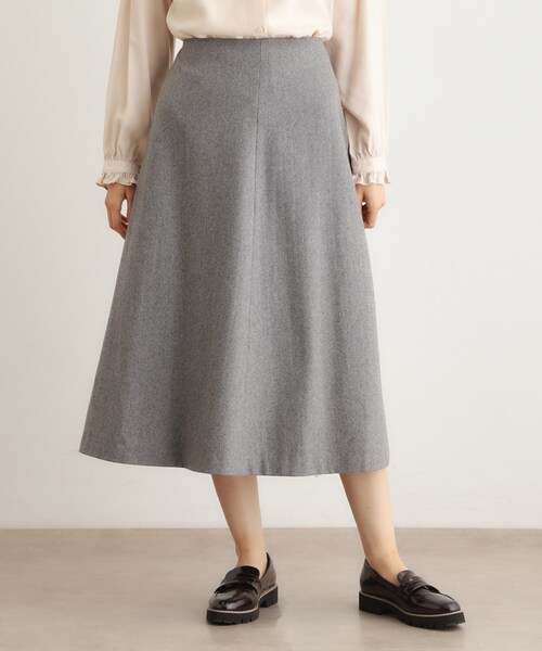LAURA ASHLEY（ローラアシュレイ） スカート 「ウール混」フレア