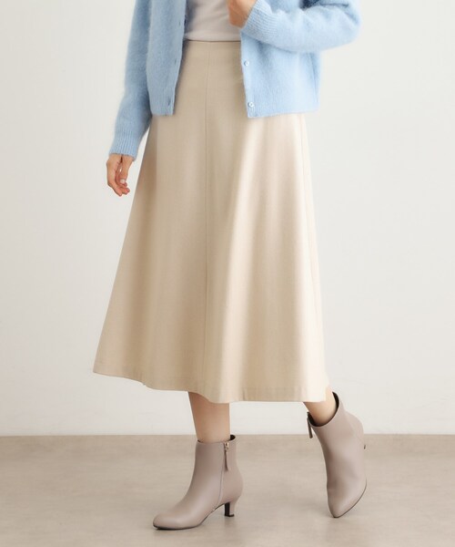 【美品】LauraAshley ローラアシュレイ フレアロングスカート LAURA ASHLEY（ローラアシュレイ） スカート 「ウール混」フレア