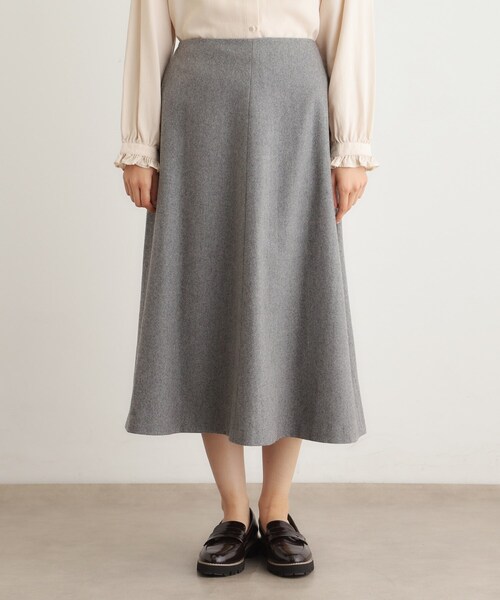 LAURA ASHLEY（ローラアシュレイ） スカート 「ウール混」フレア