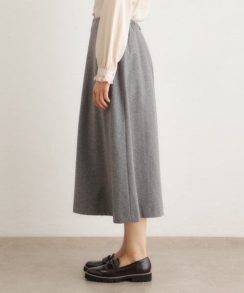 LAURA ASHLEY（ローラアシュレイ） スカート 「ウール混」フレア