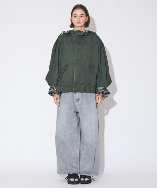 beautiful people ミリタリーコート ダブルエンドナイロンツイルミリタリーコート olive beautiful people