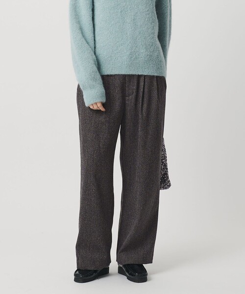 BEAUTY＆YOUTH UNITED ARROWS パンツ 「WEB限定」裏起毛ヘリンボーン