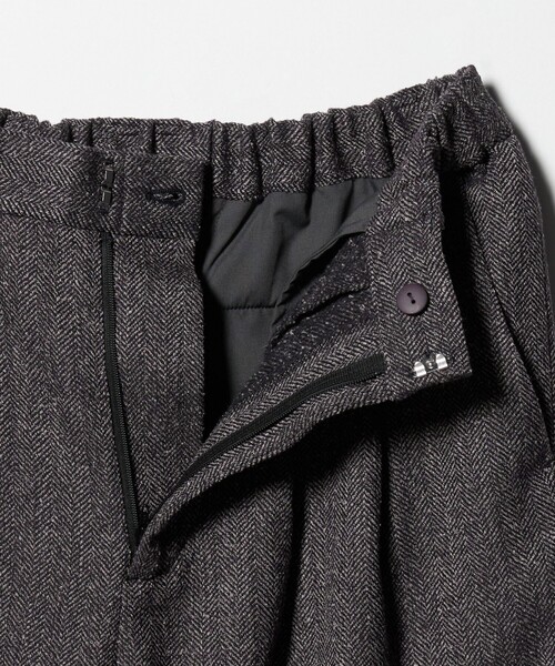 BEAUTY＆YOUTH UNITED ARROWS パンツ 「WEB限定」裏起毛ヘリンボーン