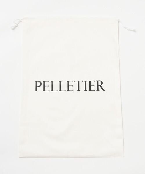 トートバッグ PELLETIER / ナイロン × レザー コンビネーション ポーチ メンズの画像