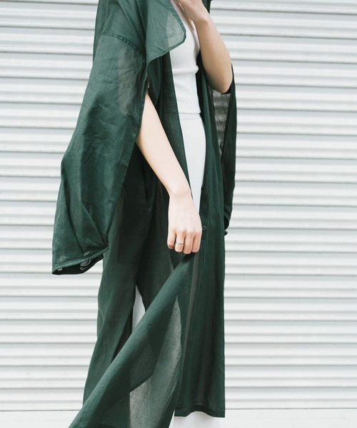 「KBF+」 長袖ブラウス ONE オレンジ系その他 レディース_画像5