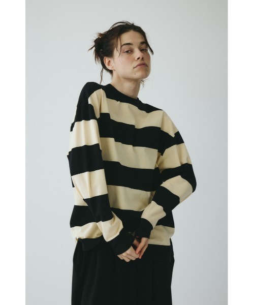 ヘリンドットサイ（HeRIN．CYE）/Border cut tops HeRIN.CYE tシャツ Border cut tops ボーダーカットトップス