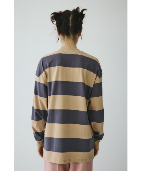 HeRIN.CYE tシャツ Border cut tops ボーダーカットトップス