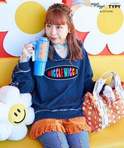 wiggle wiggle パーカー 「wigglewiggle」アソート柄メロウフーディー