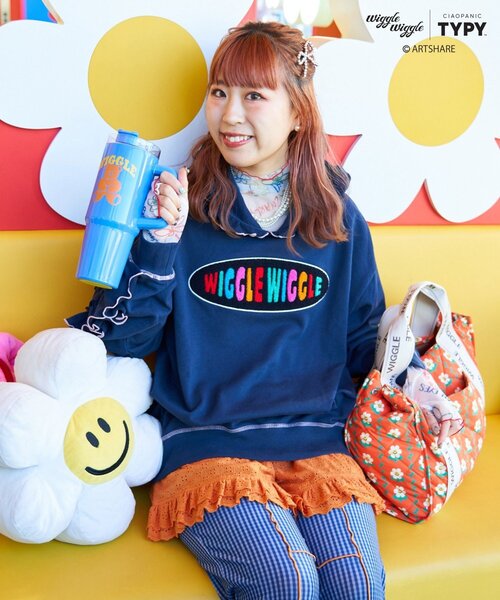 wiggle wiggle パーカー 「wigglewiggle」アソート柄メロウフーディー