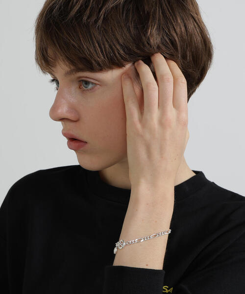 AVIREX（アヴィレックス） ブレスレット HEART CHARM BRESS（SILVER