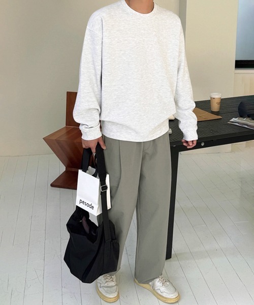 NOWLE（ノウル） トレーナー スウェット 「NOWLE」ルーズフィット