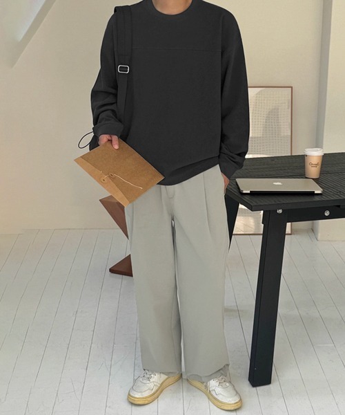 NOWLE（ノウル） トレーナー スウェット 「NOWLE」ルーズフィット