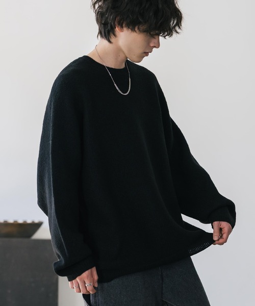 「Rocky Monroe」 長袖ニット M オフホワイト メンズ_画像6