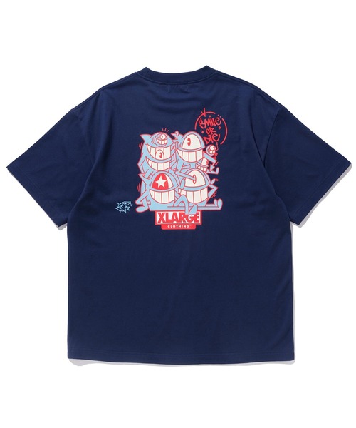 「XLARGE」 半袖Tシャツ X-LARGE ネイビー メンズ_画像4