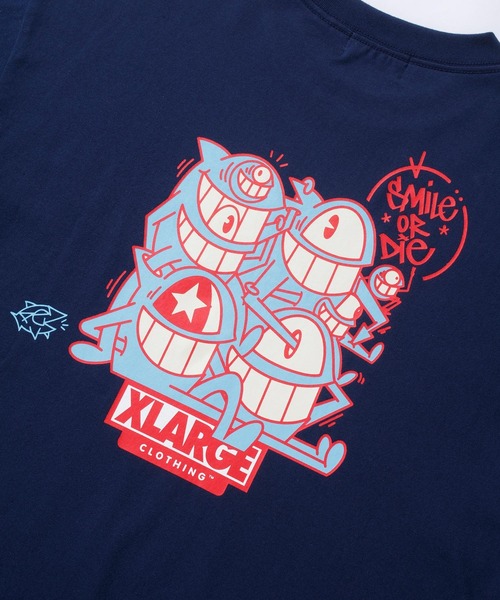 「XLARGE」 半袖Tシャツ X-LARGE ネイビー メンズ_画像5