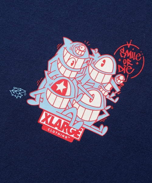 「XLARGE」 半袖Tシャツ X-LARGE ネイビー メンズ_画像7