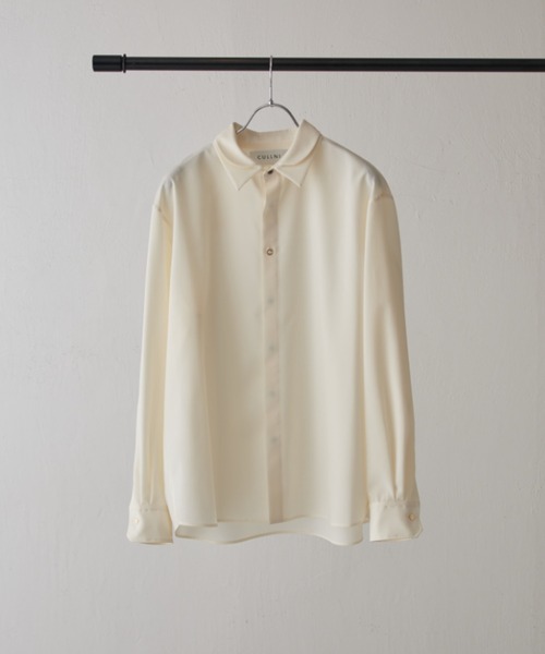 CULLNI 比翼シャツ オフホワイト サイズ１ CULLNI（クルニ） シャツ 「CULLNI exclusive for Lui's」ダブルカラー
