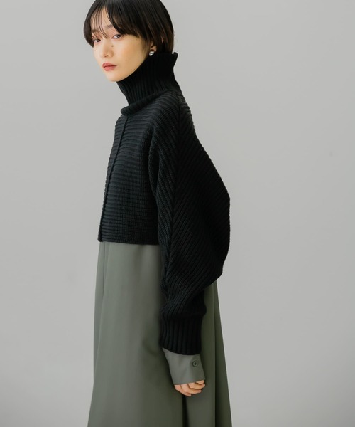 「KBF」 コンビワンピース ONE モカ レディース_画像4