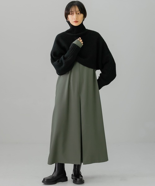 「KBF」 コンビワンピース ONE モカ レディース_画像7