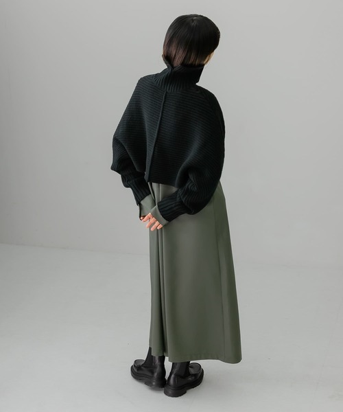 「KBF」 コンビワンピース ONE モカ レディース_画像9