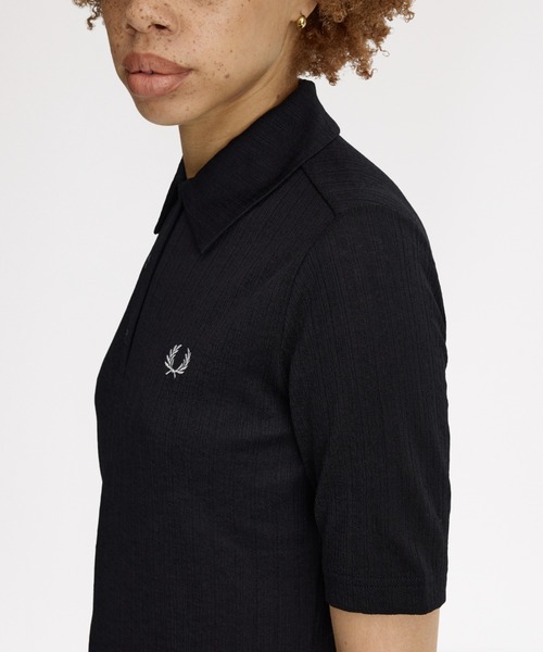 ポロシャツ ポロ Sheer Rib Polo Shirt／シアーリブポロシャツ レディースの画像