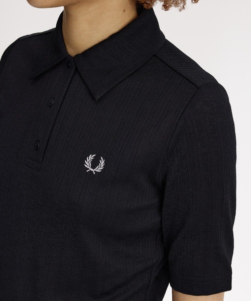 ポロシャツ ポロ Sheer Rib Polo Shirt／シアーリブポロシャツ レディースの画像