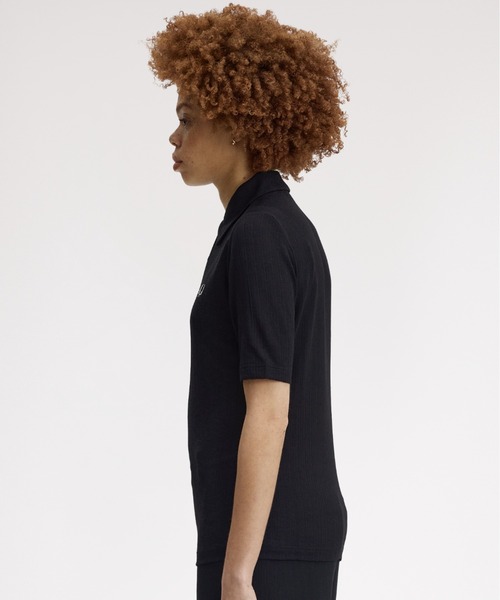 ポロシャツ ポロ Sheer Rib Polo Shirt／シアーリブポロシャツ レディースの画像