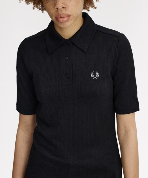 ポロシャツ ポロ Sheer Rib Polo Shirt／シアーリブポロシャツ レディースの画像