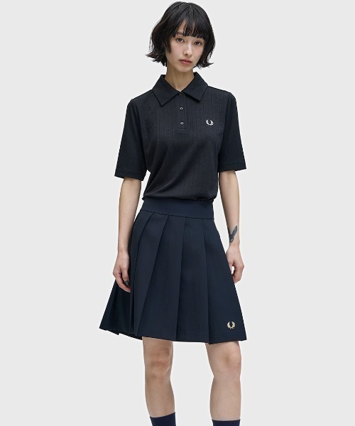 ポロシャツ ポロ Sheer Rib Polo Shirt／シアーリブポロシャツ レディースの画像